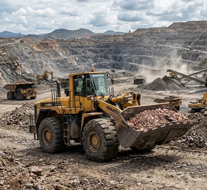 Fungsi Alat Berat Wheel Loader dalam Industri Tambang
